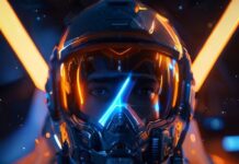 Fenris Creations Promises New Players Safe Space To Learn Game, Then Immediately Deletes It In Galaxy-Wide War EVE Online capsuleer pilot in futuristic helmet with holographic HUD
