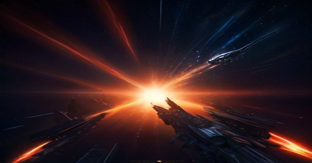 Rifter exploding off a gate under CONCORD Scenic Route autopilot